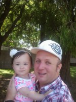 Graham and his beautiful daughter